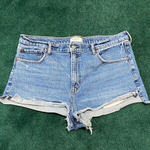 Abercrombie & Fitch Blue Jean Shorts